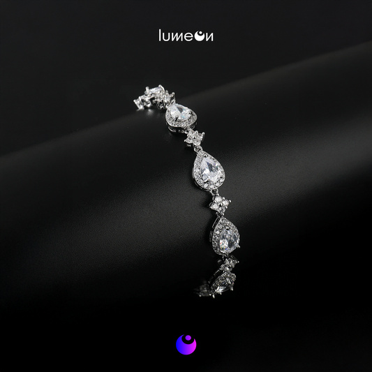 Celestial Spark – Starry Zircon Bracelet
